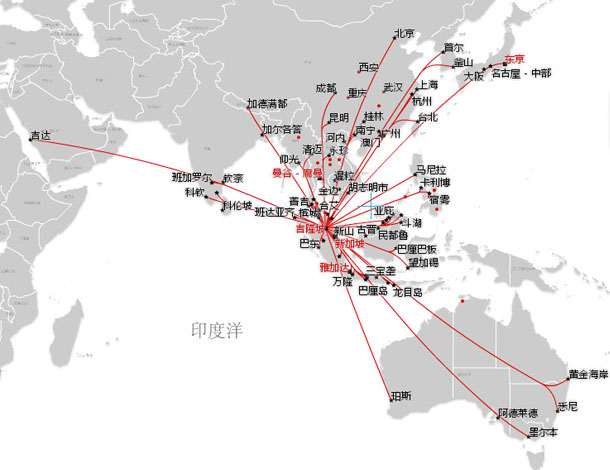 通过klia2可以乘坐这些廉价航空飞往马来西亚,新加坡,菲律宾,印度尼图片